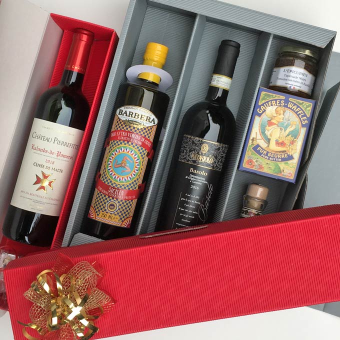 Präsentkarton für Wein- und Sekt